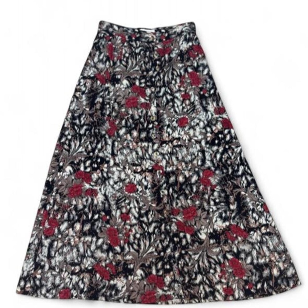 Vintage Victorias Secret Gold Label Floral Maxi Skirt Gothic Whimsygoth Small